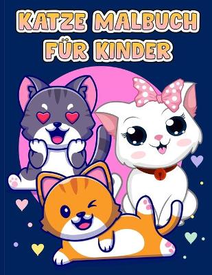 Book cover for Niedliche Katze Färbung Buch für Kinder