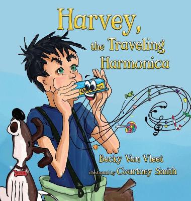 Book cover for Harvey, the Traveling Harmonica