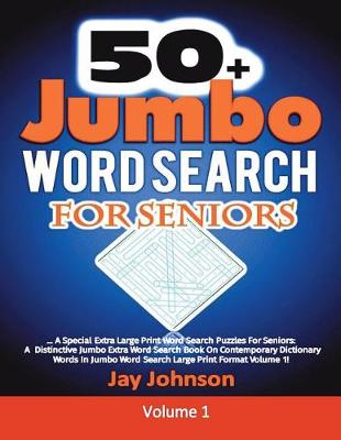 Cover of 50+ Jumbo Word Search for Seniors