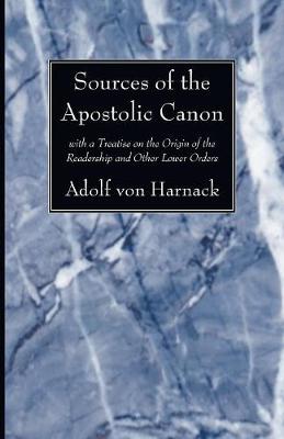 Book cover for Sources of the Apostolic Canon