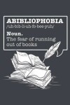 Book cover for Abibliophobia