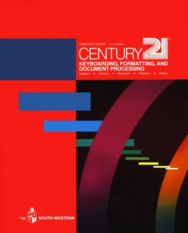 Book cover for Century 21 Keyboarding, Formatting and Document Processing