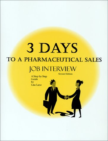 Book cover for 3 Days to a Pharmaceutical Sales Job Interview