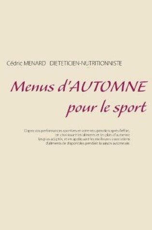 Cover of Menus d'automne pour le sport