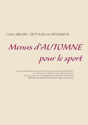 Book cover for Menus d'automne pour le sport