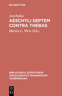 Book cover for Septem Contra Thebas Pb