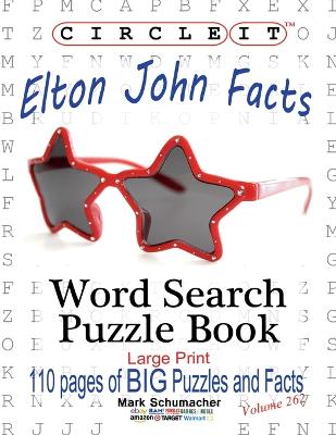 Book cover for Circle It, Elton John Facts, Word Search, Puzzle Book