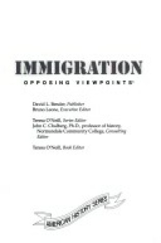 Cover of Immigration