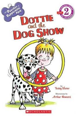Book cover for The Pooches of Peppermint Park: Dottie and the Dog Show