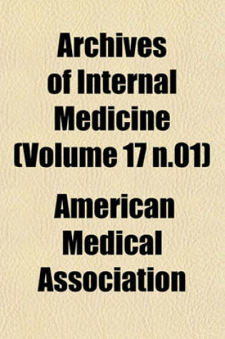 Cover of Archives of Internal Medicine (Volume 17 N.01)