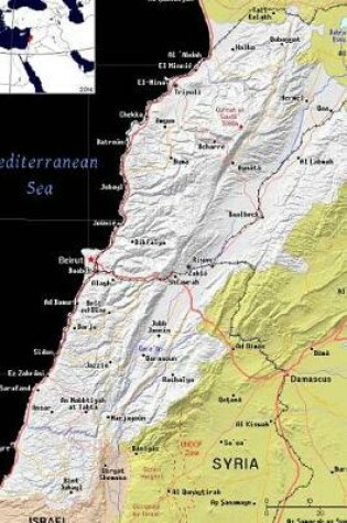 Cover of Modern Day Color Map of Lebanon Journal