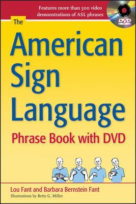 Book cover for The American Sign Language Phrase Book with DVD