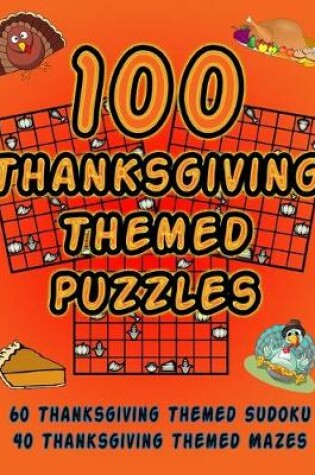 Cover of 100 Thanksgiving Themed Puzzles