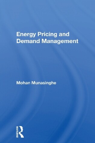 Cover of Energy Pricing and Demand Management