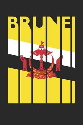 Book cover for Vintage Brunei Notebook - Retro Brunei Planner - Bruneian Flag Diary - Brunei Travel Journal