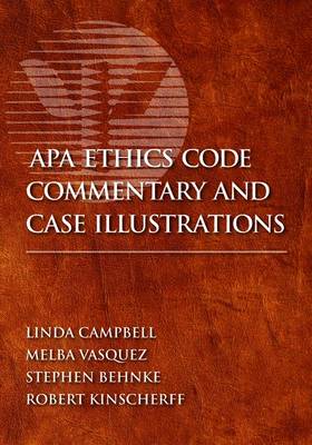 Book cover for APA Ethics Code Commentary and Case Illustrations