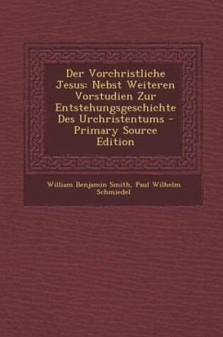 Cover of Der Vorchristliche Jesus