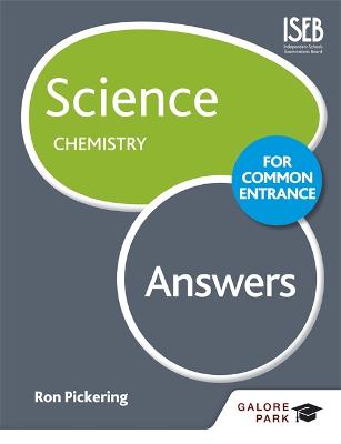 Book cover for Science for Common Entrance: Chemistry Answers