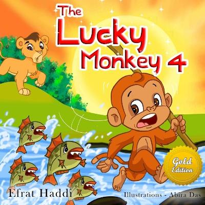 Book cover for The Lucky Monkey 4 Gold Edition