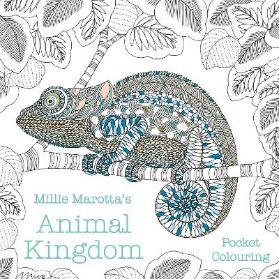 Book cover for Millie Marotta's Animal Kingdom Pocket Colouring