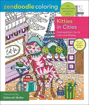 Book cover for Zendoodle Coloring: Kitties in Cities