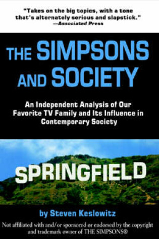 Cover of The Simpsons and Society