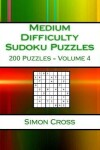 Book cover for Medium Difficulty Sudoku Puzzles Volume 4