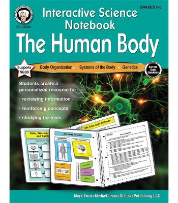 Book cover for Interactive Science Notebook: The Human Body Resource Book