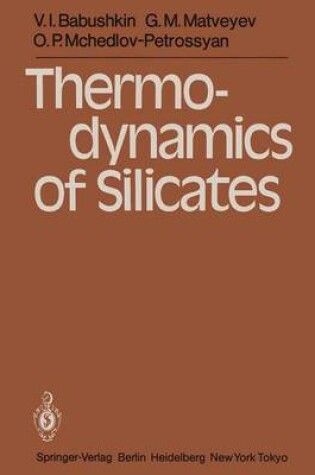 Cover of Thermodynamics of Silicates