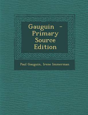 Book cover for Gauguin - Primary Source Edition