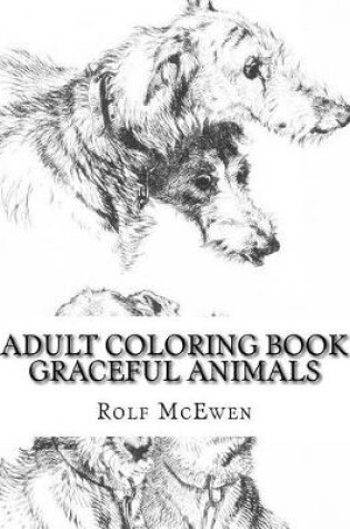 Cover of Adult Coloring Book - Graceful Animals