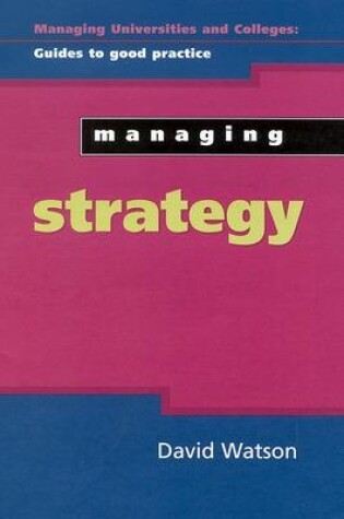 Cover of Managing Strategy