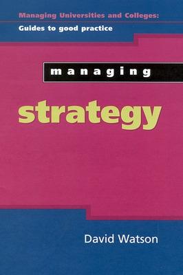 Book cover for Managing Strategy