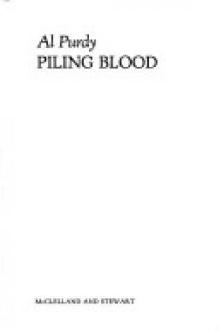 Cover of Piling Blood