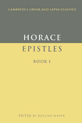 Book cover for Epistles Book I