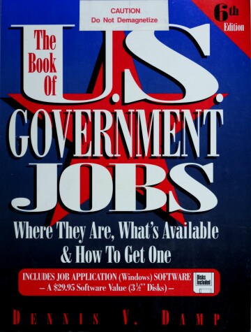 Cover of Book of U.S. Government Jobs with Disk