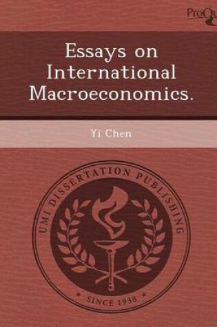 Cover of Essays on International Macroeconomics