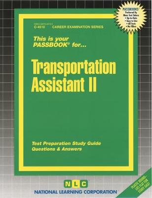 Cover of Transportation Assistant II