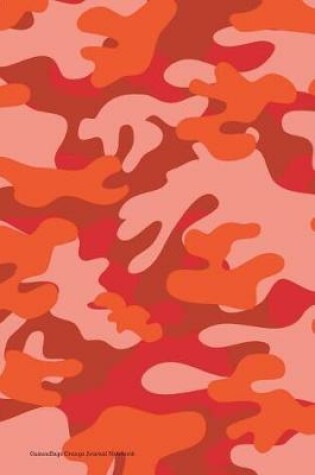 Cover of Camouflage Orange Journal Notebook