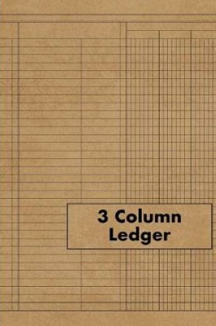 Cover of 3 Column Ledger