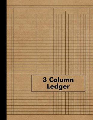 Book cover for 3 Column Ledger