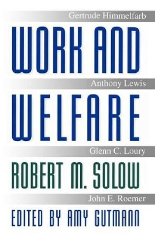 Cover of Work and Welfare