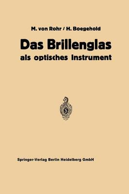 Book cover for Das Brillenglas