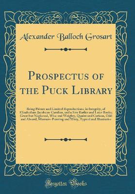 Book cover for Prospectus of the Puck Library