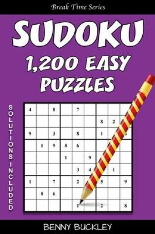 Cover of Sudoku 1,200 Easy Puzzles. Solutions Included