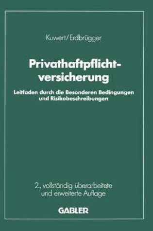 Cover of Privat-Haftpflichtversicherung