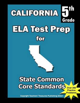 Book cover for California 5th Grade ELA Test Prep