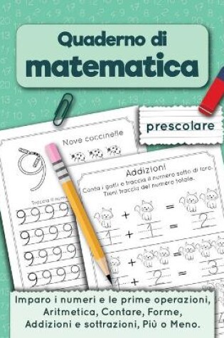 Cover of Quaderno di matematica prescolare