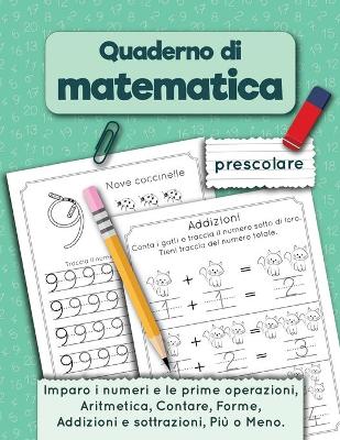 Book cover for Quaderno di matematica prescolare