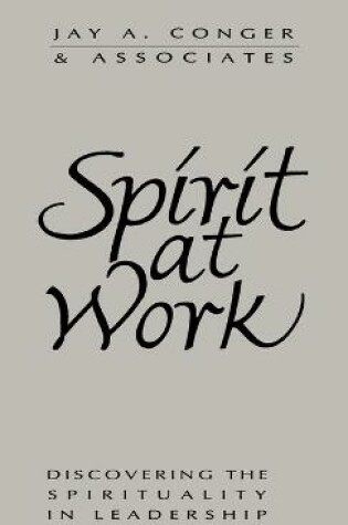 Cover of Spirit at Work